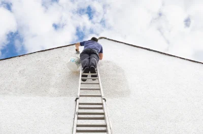 Peinture extérieure à Poisieux — façades et ravalement